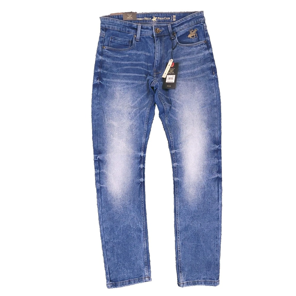 NWT Beverly Hills‎ Polo Club Jeans Mens 30x30 Slim Modern Stretch Tapered